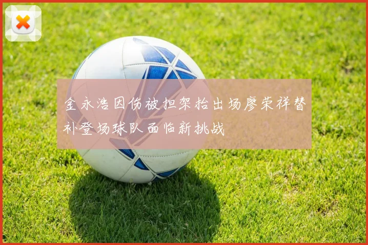金永浩因伤被担架抬出场廖荣祥替补登场球队面临新挑战